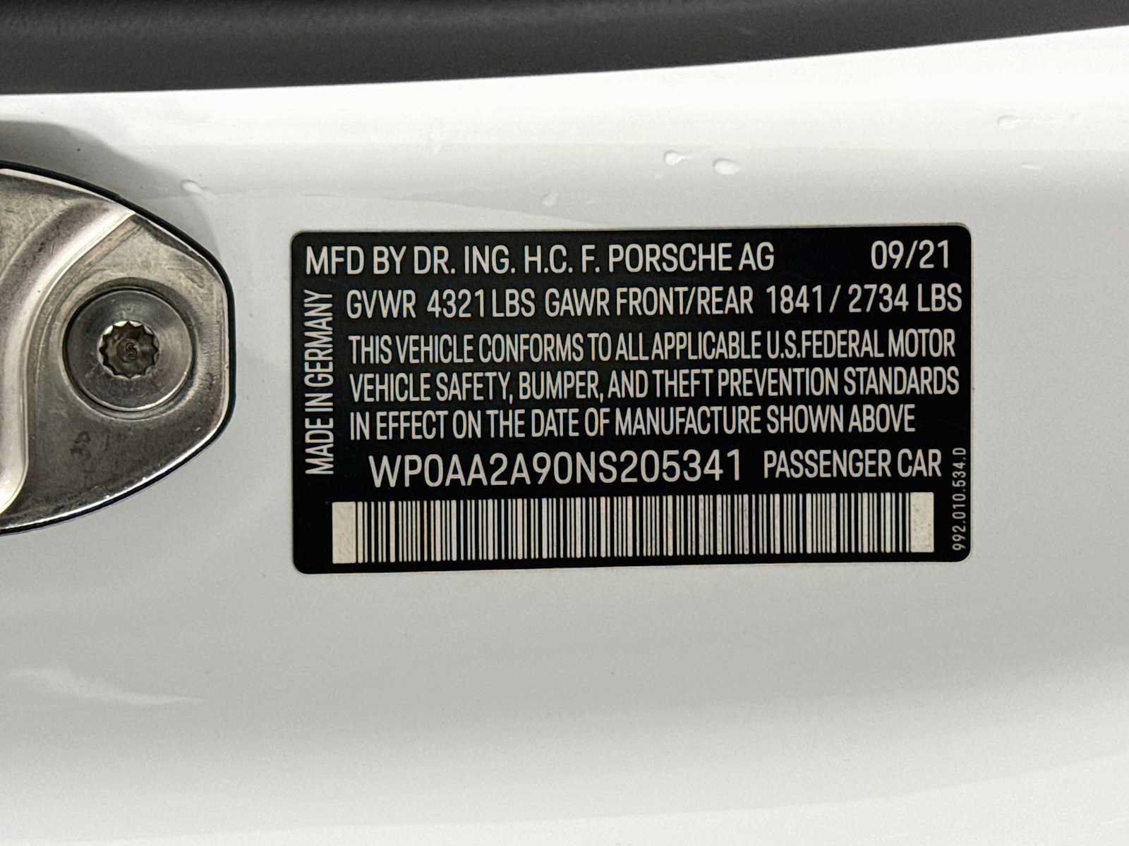 Certified 2022 Porsche 911 Carrera RWD image 31
