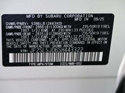 New 2025 Subaru Forester Sport image 21