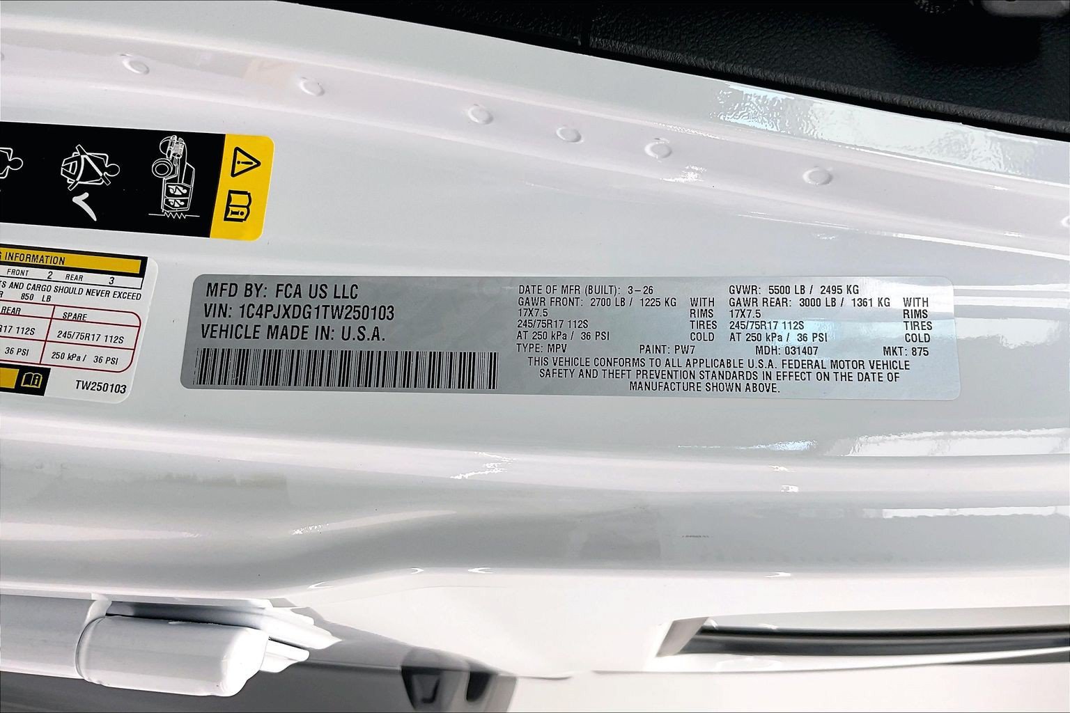 New 2026 Jeep Wrangler Unlimited Sport AWD/4WD image 20