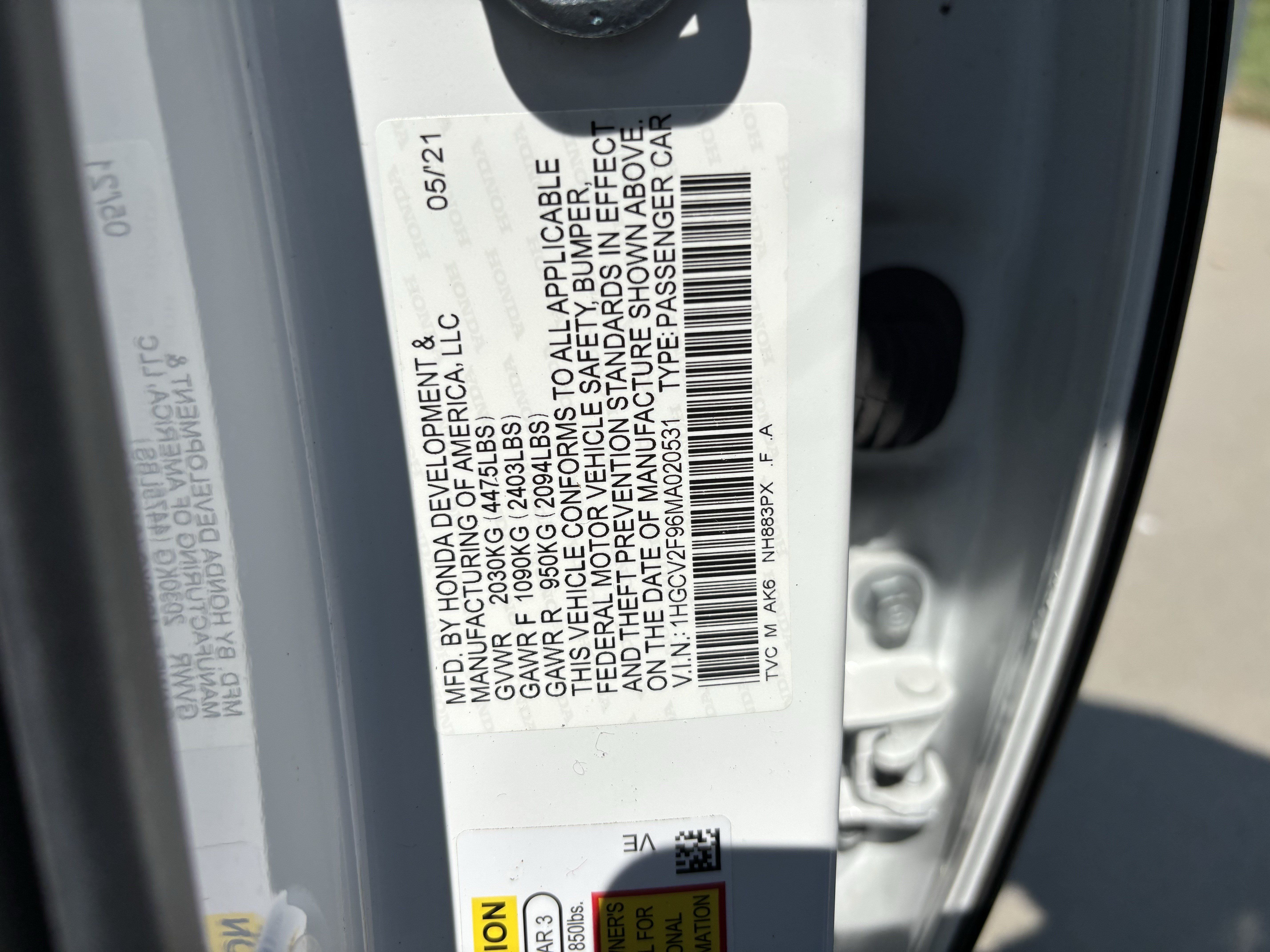 Used 2021 Honda Accord Touring image 37