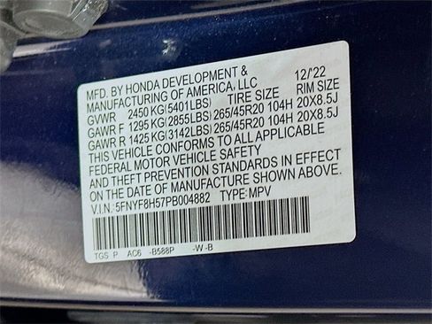 Certified 2023 Honda Passport EX-L image 36