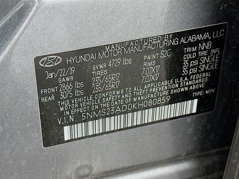 Used 2019 Hyundai Santa Fe SE FWD image 12
