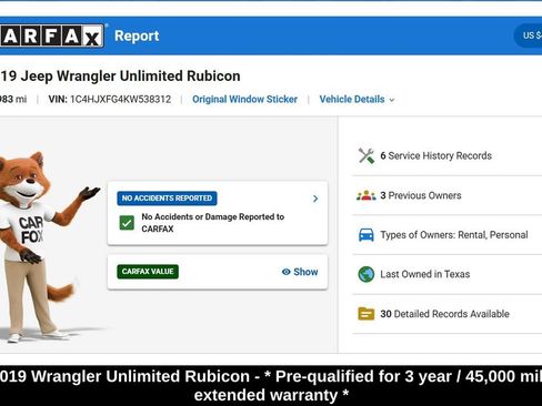 Used 2019 Jeep Wrangler Unlimited Rubicon AWD/4WD image 9
