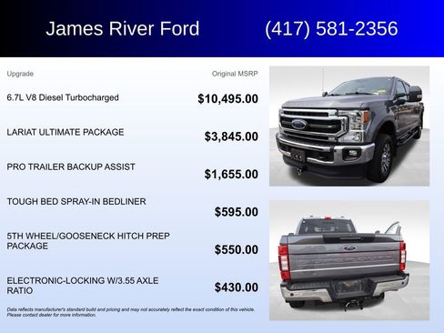 Used 2022 Ford F350 Lariat w/ Lariat Ultimate Package AWD/4WD image 5