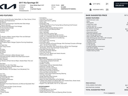 Used 2017 Kia Sportage EX w/ EX Premium Package image 5