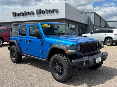 Used 2025 Jeep Wrangler Unlimited Sport S 4xe AWD/4WD image 1