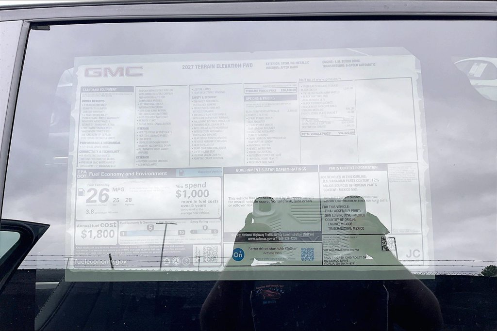 New 2027 GMC Terrain Elevation w/ Elevation Premium Package FWD image 28