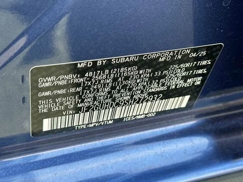 New 2025 Subaru Crosstrek 2.0i Premium image 27