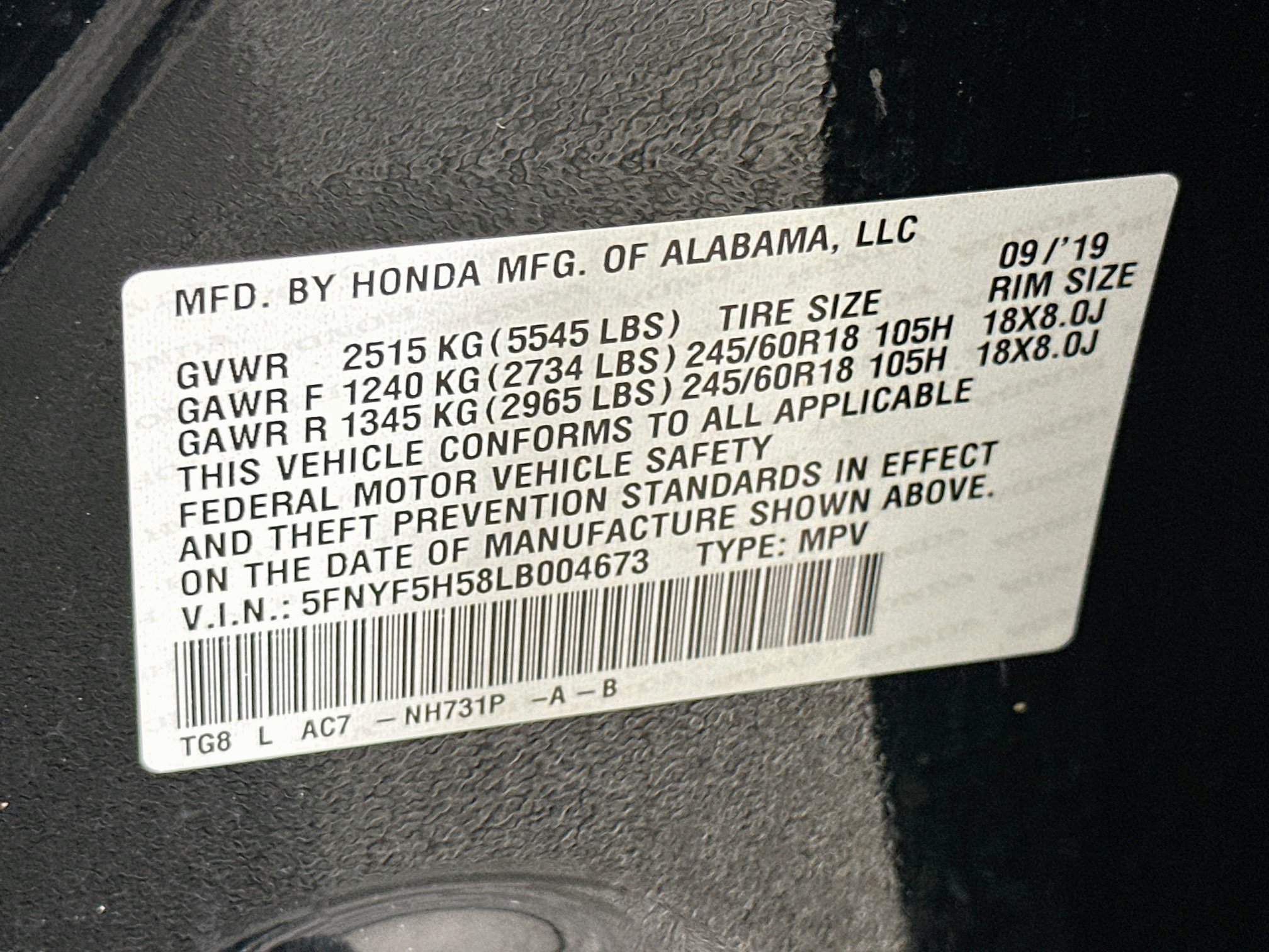 Used 2020 Honda Pilot EX-L image 12