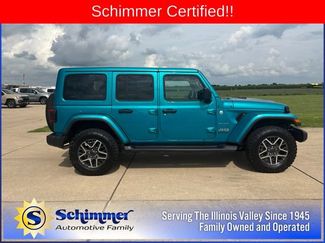 Used 2024 Jeep Wrangler Unlimited Sahara w/ Technology Group AWD/4WD video 1