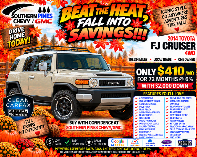 Used 2014 Toyota FJ Cruiser 4WD w/ Upgrade Package image 5