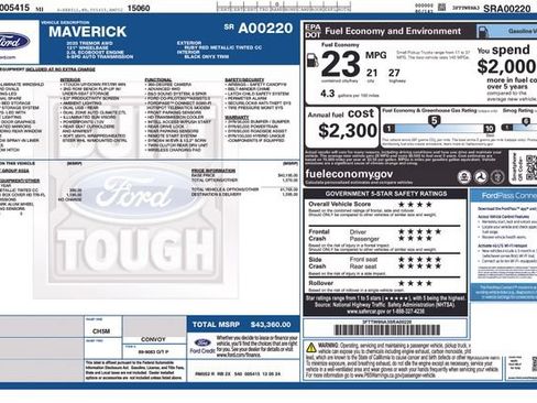 Used 2025 Ford Maverick Tremor AWD/4WD image 5