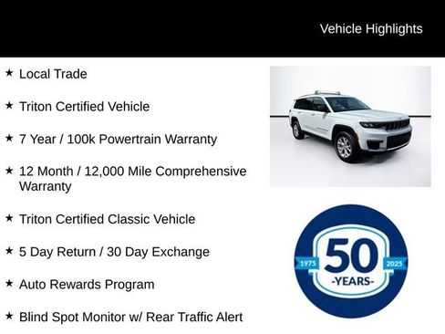 Used 2022 Jeep Grand Cherokee L Limited AWD/4WD image 7