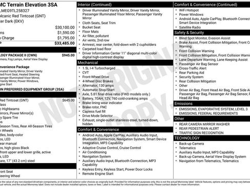 New 2026 GMC Terrain Elevation w/ Technology Package II image 43