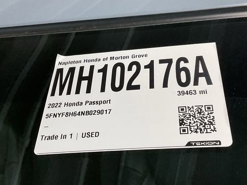 Certified 2022 Honda Passport TrailSport image 36