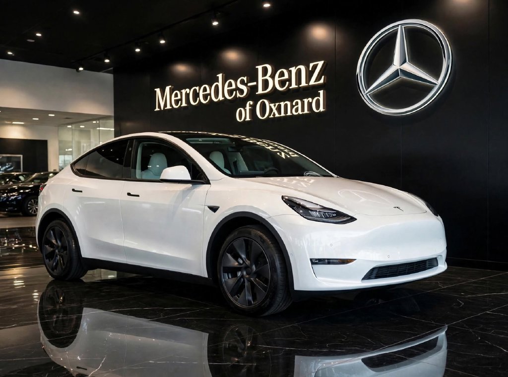 Used 2025 Tesla Model Y Long Range AWD/4WD image 1