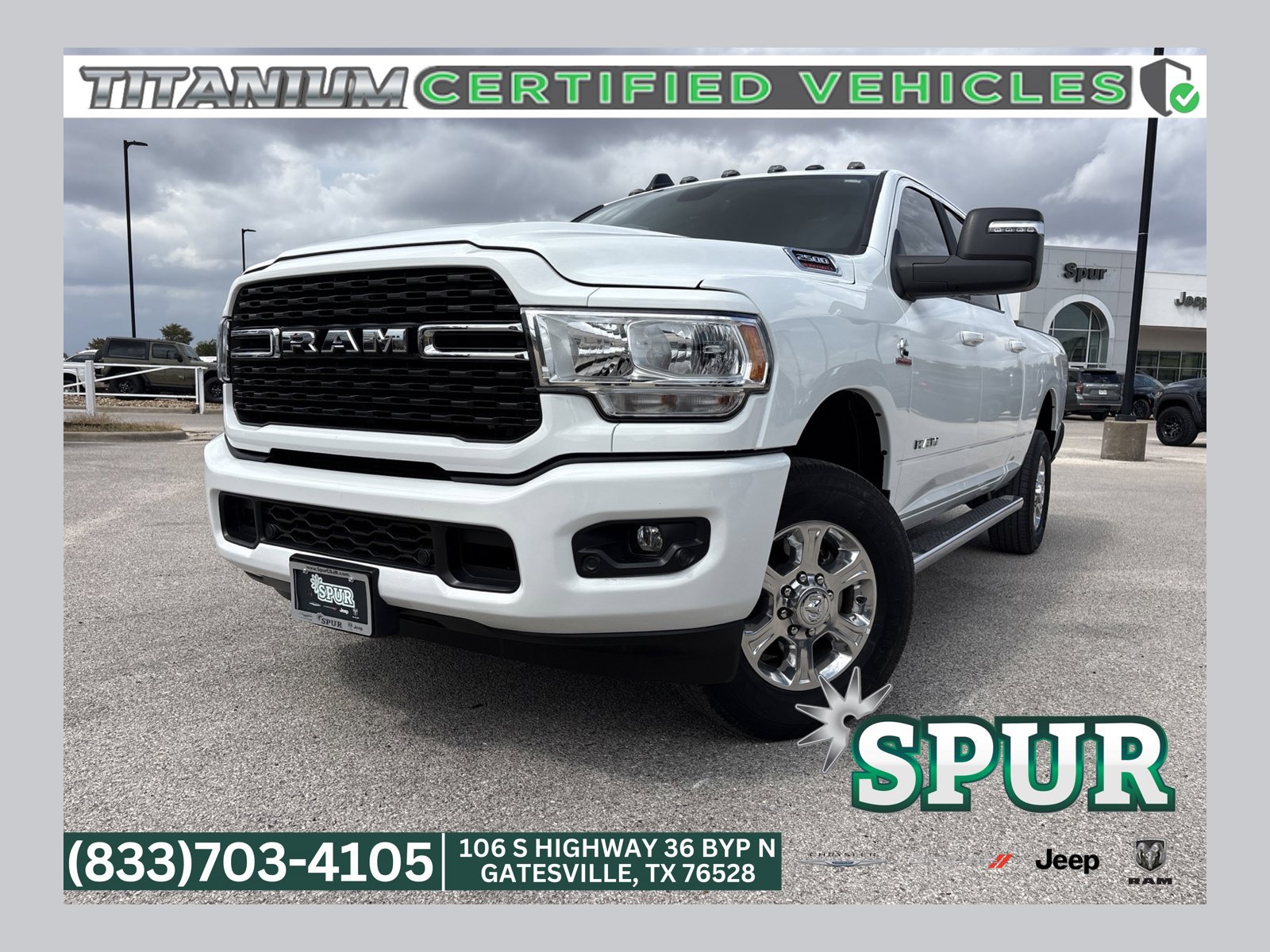 Used 2024 RAM 2500 Big Horn w/ Sport Appearance Package AWD/4WD 360° Tour
