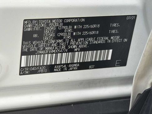 Certified 2021 Toyota RAV4 SE w/ Weather & Moonroof Package image 11