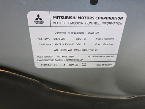Used 2022 Mitsubishi Mirage LE image 21