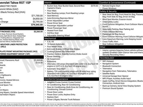 Used 2026 Chevrolet Tahoe RST w/ Comfort Package AWD/4WD image 6