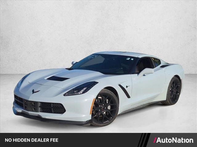Used 2019 Chevrolet Corvette Stingray Coupe w/ Carbon Flash Badge Package RWD image 1