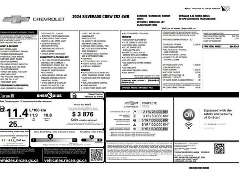Certified 2024 Chevrolet Silverado 1500 ZR2 w/ Technology Package AWD/4WD image 35