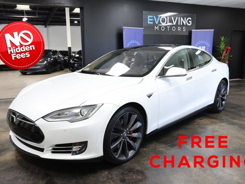 Used 2015 Tesla Model S P85D AWD/4WD image 1