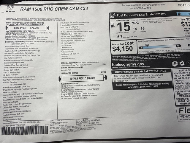 New 2026 RAM 1500 RHO AWD/4WD image 31