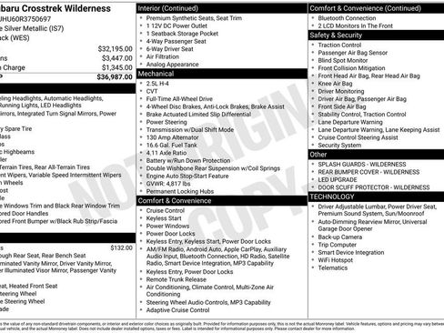 Used 2024 Subaru Crosstrek 2.5i Wilderness AWD/4WD image 2
