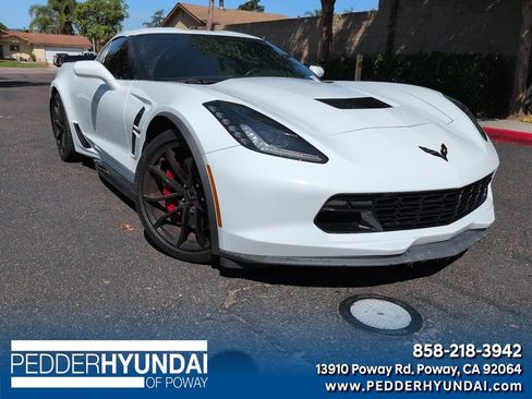 Used 2019 Chevrolet Corvette Grand Sport w/ Carbon Flash Badge Package RWD image 1