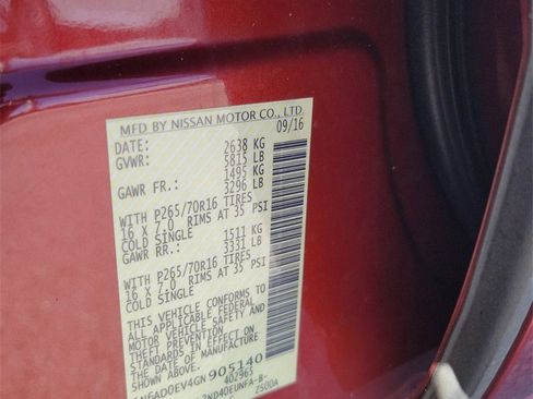 Used 2016 Nissan Frontier SV w/ SV Value Truck Package image 32