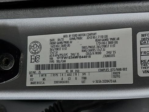 Used 2021 Ford F150 XLT AWD/4WD image 22