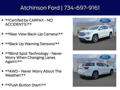 Used 2019 GMC Acadia Denali w/ Technology Package image 4