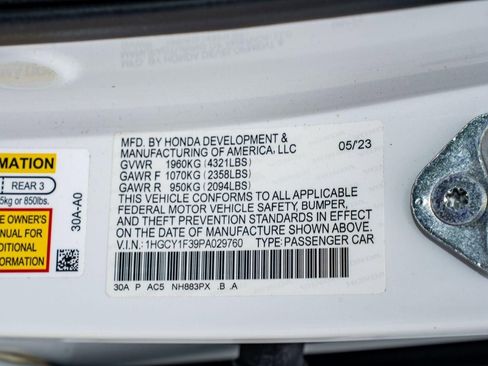 Used 2023 Honda Accord EX image 36
