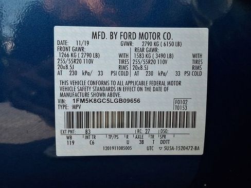 Used 2020 Ford Explorer ST w/ Premium Technology Package AWD/4WD image 28