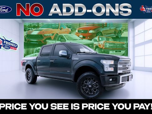 Used 2015 Ford F150 Platinum w/ Equipment Group 701A Luxury AWD/4WD image 1