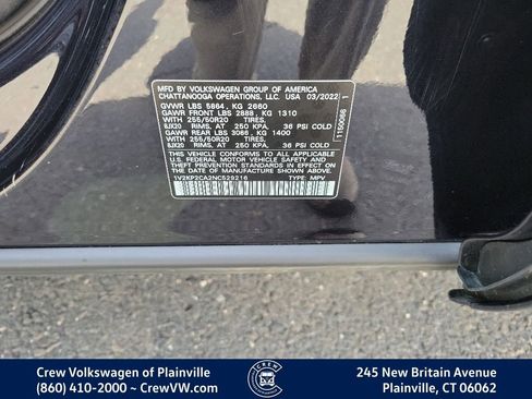 Used 2022 Volkswagen Atlas SE w/ Panoramic Sunroof Package AWD/4WD image 36