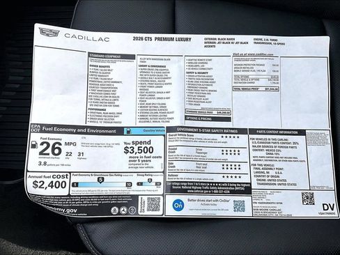New 2026 Cadillac CT5 Premium Luxury image 14