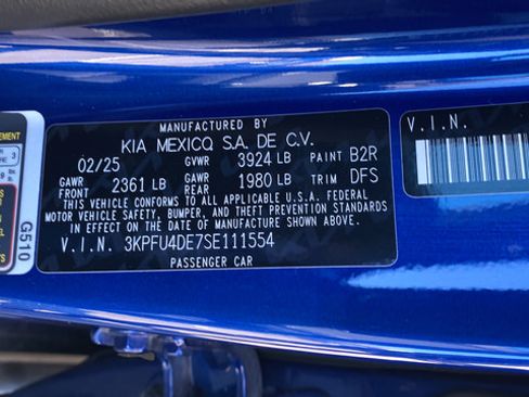 Certified 2025 Kia K4 EX FWD image 36