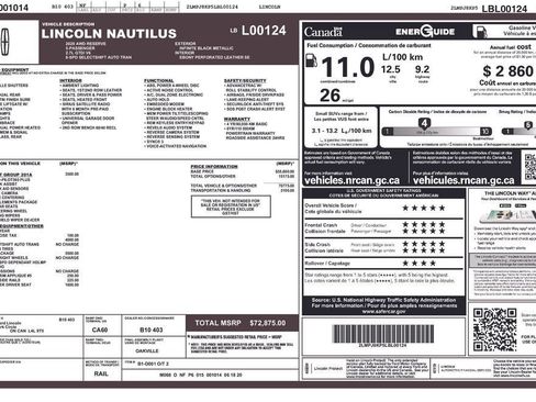 Used 2020 Lincoln Nautilus Reserve AWD/4WD image 38