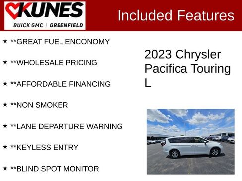 Used 2023 Chrysler Pacifica Touring-L FWD image 3