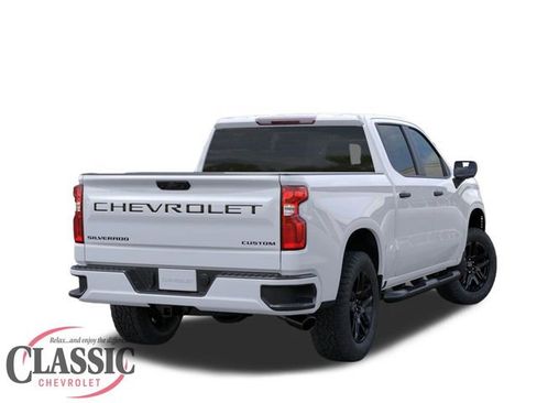 New 2026 Chevrolet Silverado 1500 Custom w/ Turbomax Blackout Package RWD image 4
