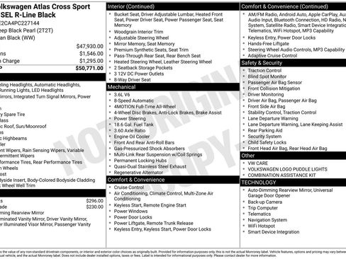 Certified 2023 Volkswagen Atlas Cross Sport SEL R-Line AWD/4WD image 46