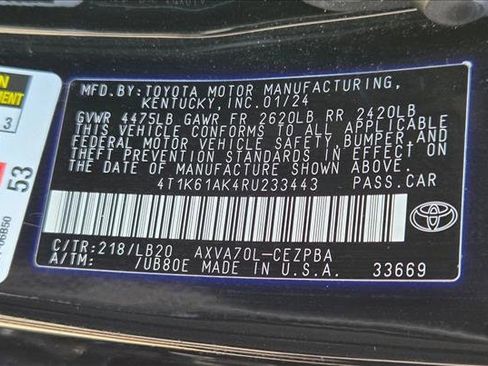 Used 2024 Toyota Camry XSE FWD image 23