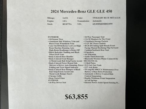 Used 2024 Mercedes-Benz GLE 450 4MATIC image 36