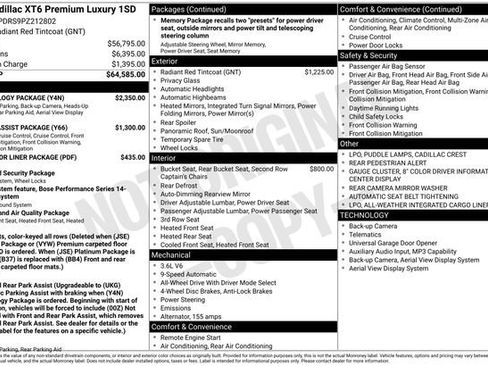 Used 2023 Cadillac XT6 Premium Luxury w/ Technology Package image 6