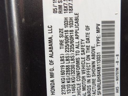 Used 2019 Honda Odyssey Touring image 37