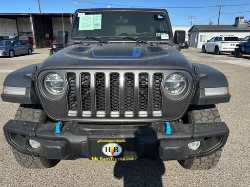 Used 2021 Jeep Wrangler Unlimited Rubicon 4xe w/ Steel Bumper Group AWD/4WD image 2