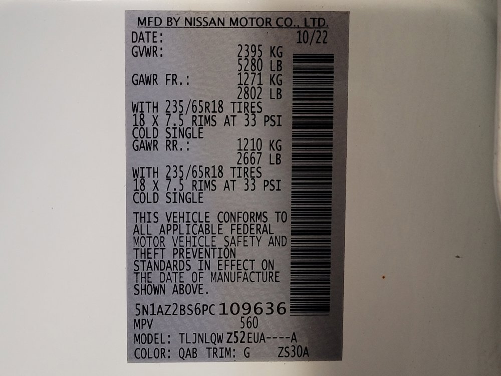 Used 2023 Nissan Murano SV AWD/4WD image 33