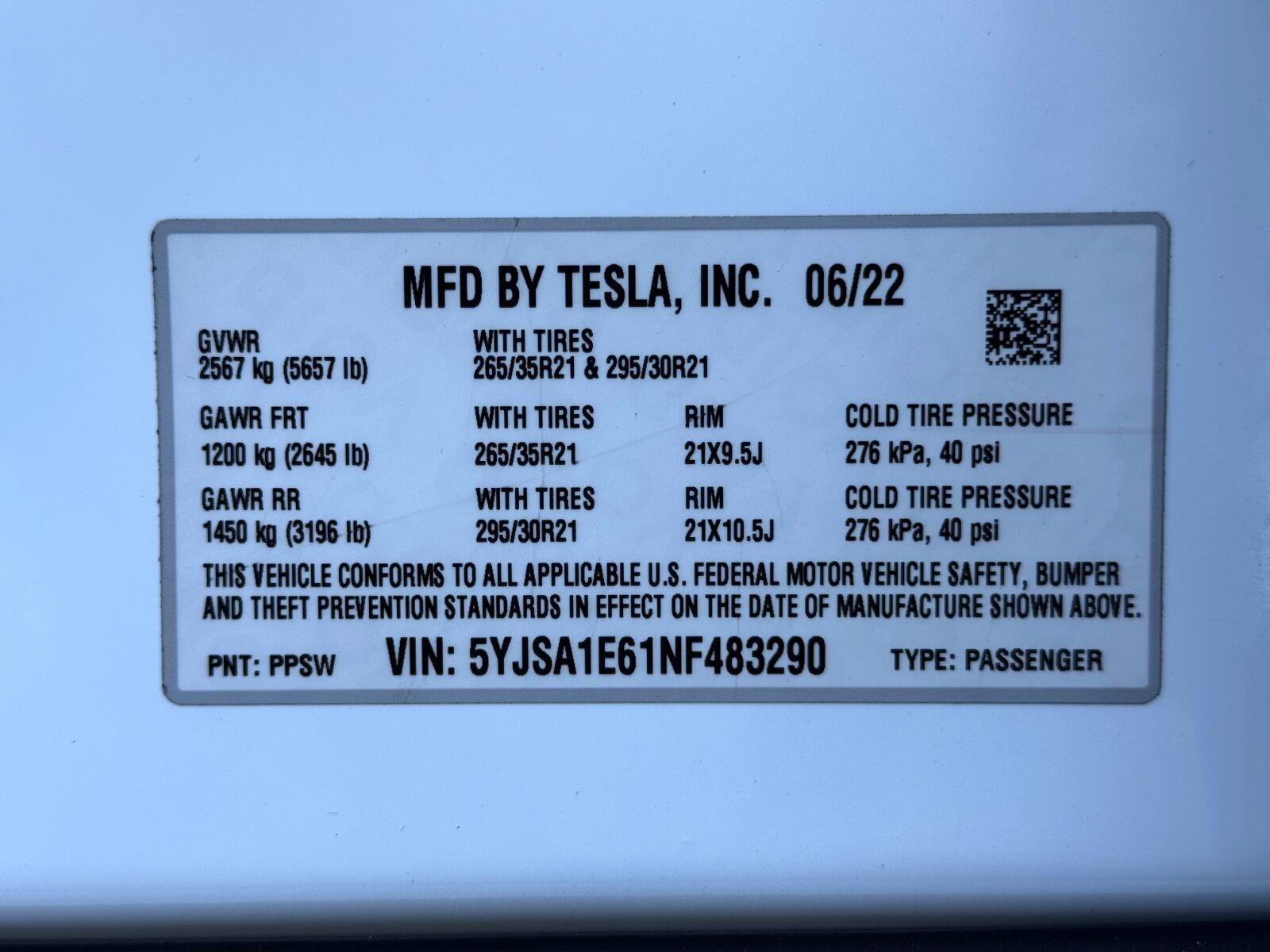 Used 2022 Tesla Model S Plaid AWD/4WD image 49